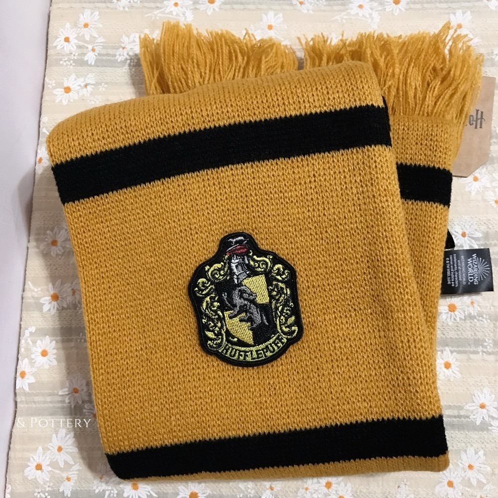 🇬🇧倫敦影城 學院徽章針織流蘇圍巾 Harry Potter 哈利波特周邊 霍格華茲-細節圖6