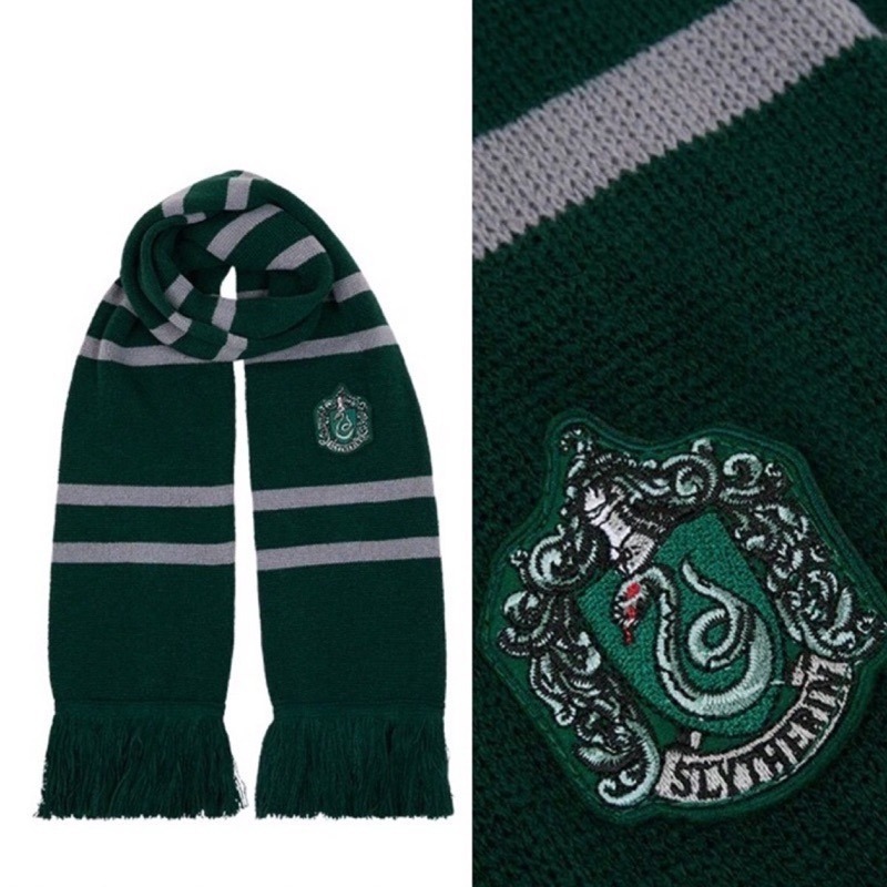 🇬🇧倫敦影城 學院徽章針織流蘇圍巾 Harry Potter 哈利波特周邊 霍格華茲-規格圖8