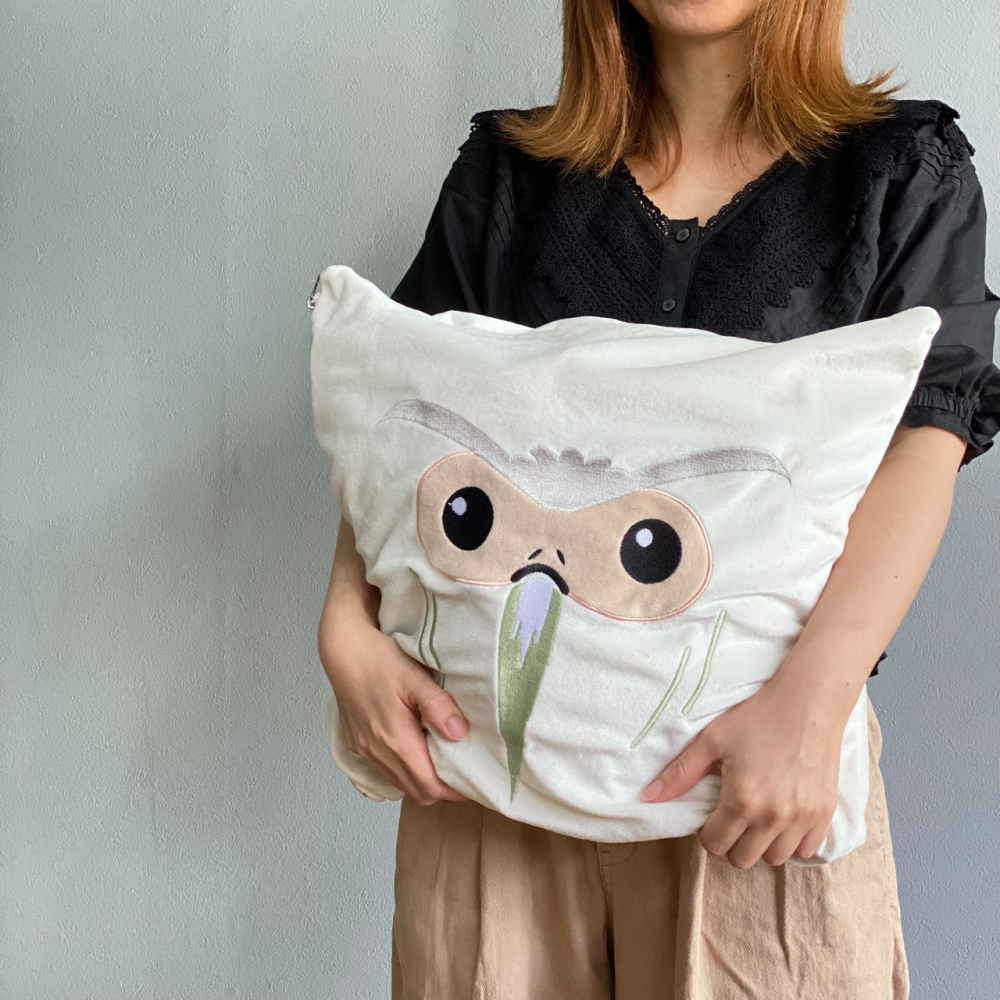 Fantastic Beasts × Flapper 玻璃獸、幻影猿抱枕 42x42 怪獸與牠們的產地聯名周邊-細節圖2