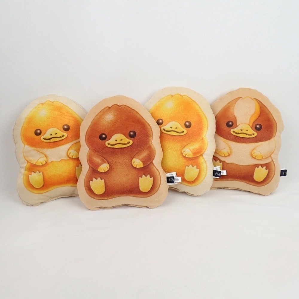 🔥現+預 Fantastic Beasts × Flapper 怪獸與牠們的產地麵包造型靠墊/抱枕 玻璃獸木精幻影猿-細節圖2