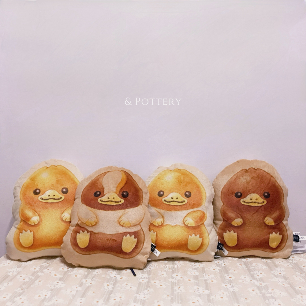 🔥現+預 Fantastic Beasts × Flapper 怪獸與牠們的產地麵包造型靠墊/抱枕 玻璃獸木精幻影猿-細節圖7