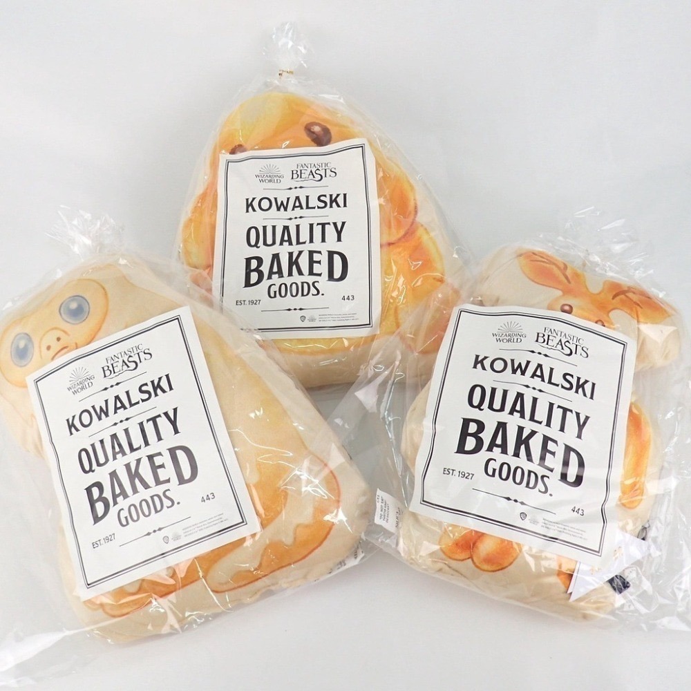 🔥現貨+預 Fantastic Beasts × Flapper 怪獸與牠們的產地麵包造型靠墊/抱枕 玻璃獸木精幻影猿-細節圖4