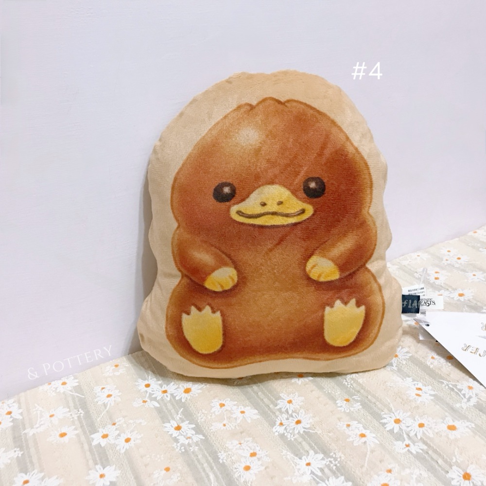 🔥現+預 Fantastic Beasts × Flapper 怪獸與牠們的產地麵包造型靠墊/抱枕 玻璃獸木精幻影猿-規格圖11