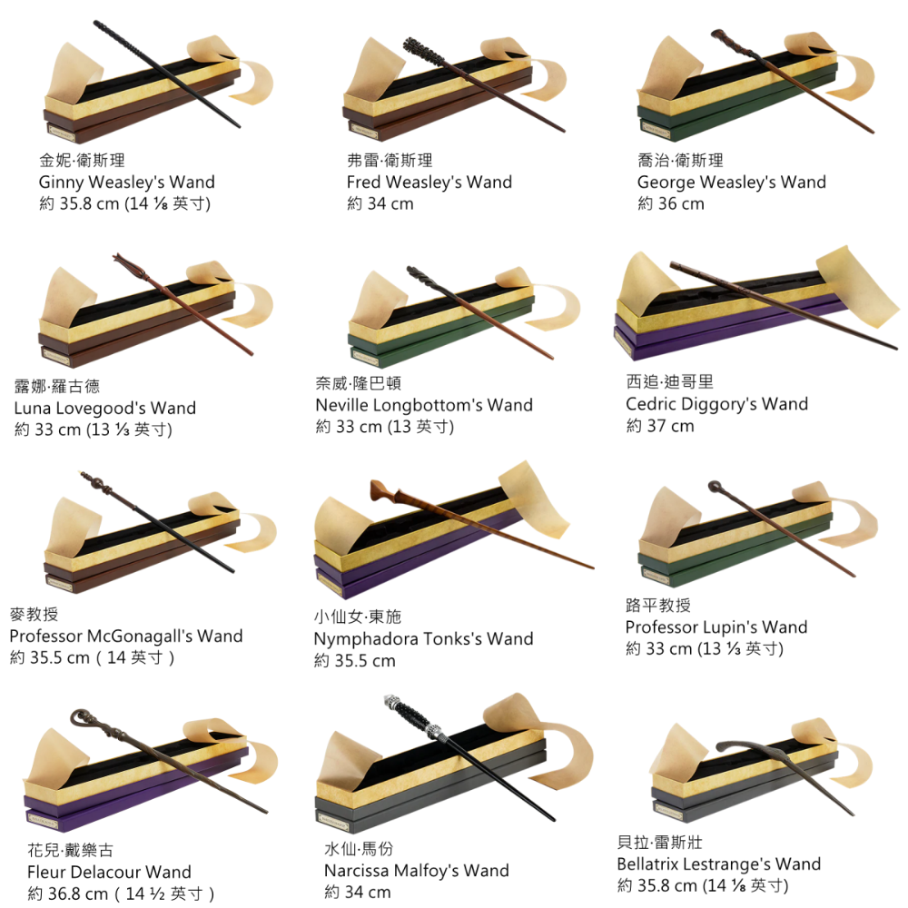 🇬🇧倫敦影城 哈利波特角色魔杖 Harry Potter周邊-規格圖10