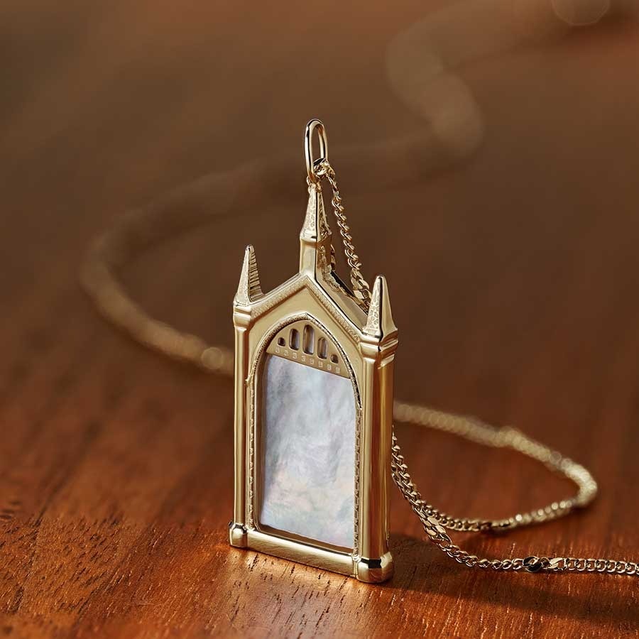 🔥絕版現貨 Harry Potter × Fossil 不銹鋼鍊式項鍊-意若思鏡 限量款 哈利波特聯名-細節圖6