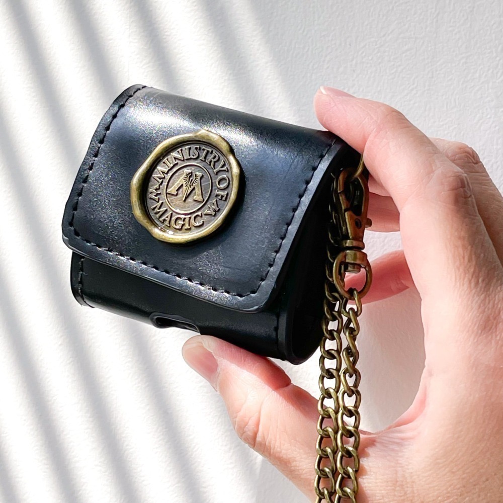 Harry Potter × Flapper AirPods Pro皮革保護套 藍芽耳機收納包 哈利波特-細節圖2