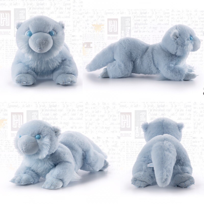 Harry Potter × Noble Collection 護法咒形態動物玩偶 填充娃娃 哈利波特周邊-規格圖1