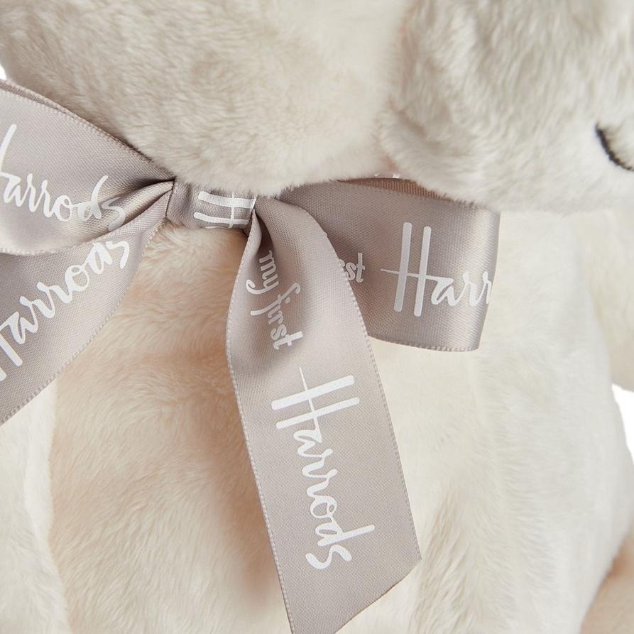 🇬🇧英國 Harrods 哈洛德My First系列動物玩偶 白熊、小狗、大象 絨毛娃娃-細節圖2