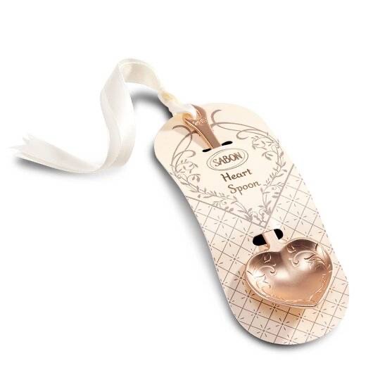 🇯🇵日本 SABON 金屬心勺 不鏽鋼湯匙 磨砂膏、乳液、凝凍專用 sabon愛心湯匙-細節圖5