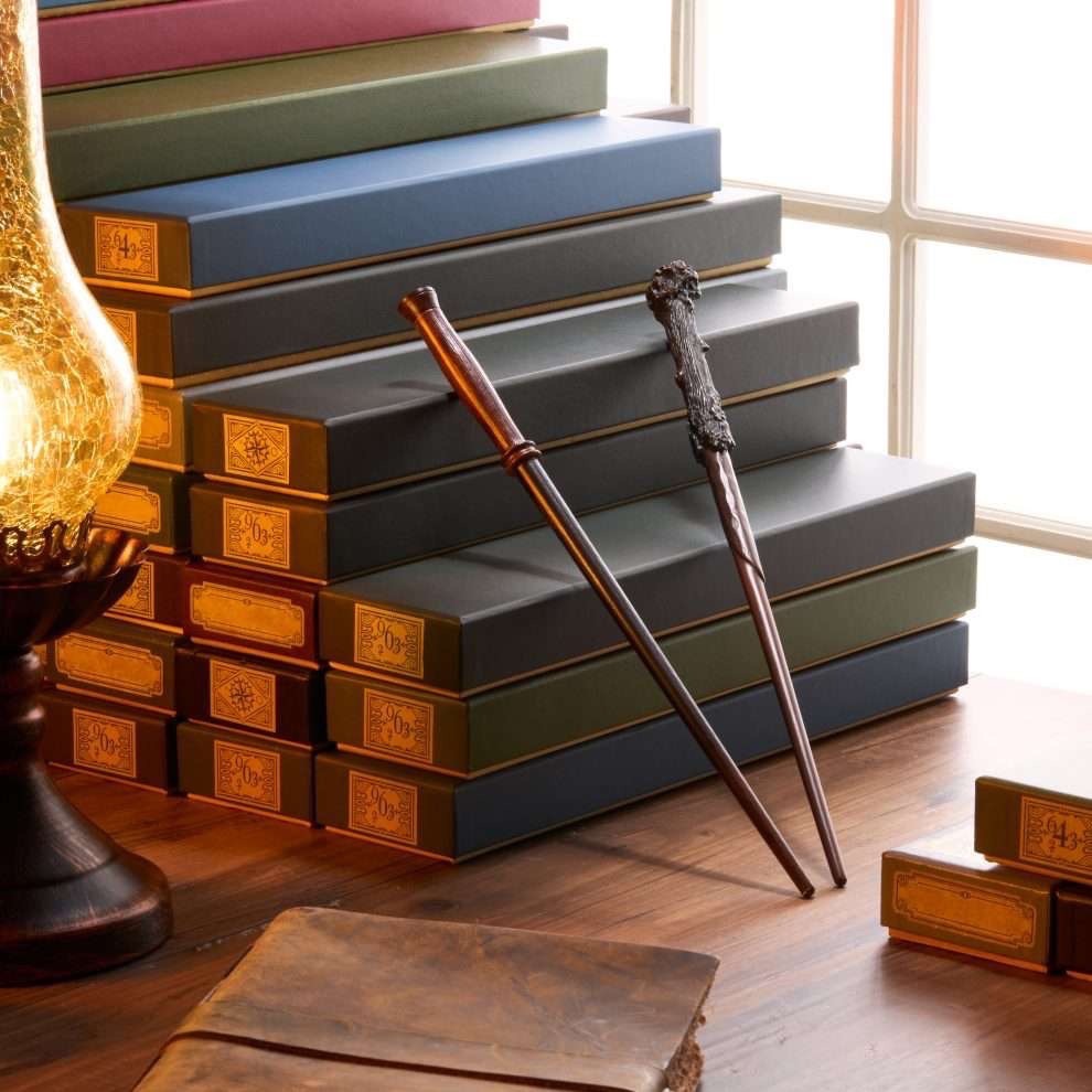 Harry Potter × Noble Collection 哈利波特角色魔杖-奧利凡德盒裝版 哈利 妙麗 榮恩 露娜-細節圖4