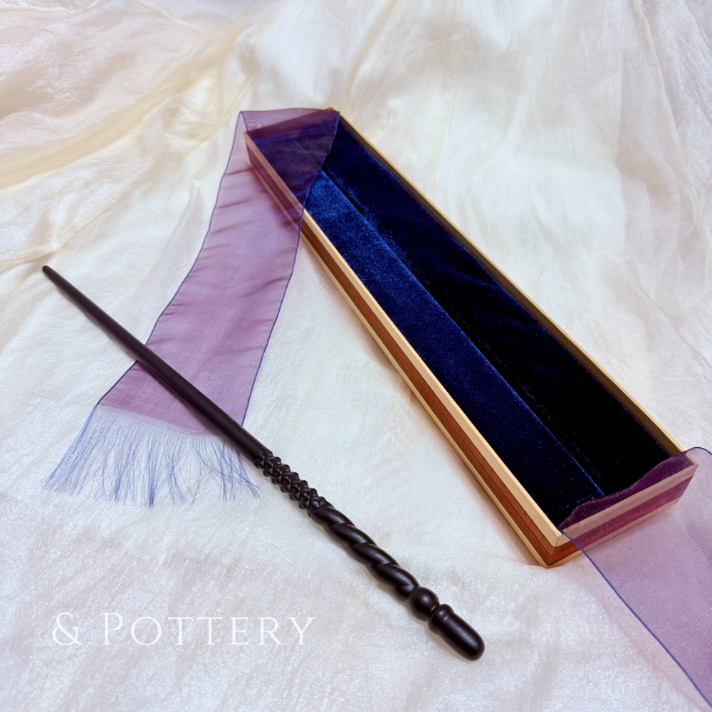 Harry Potter × Noble Collection 哈利波特角色魔杖-奧利凡德盒裝版 哈利 妙麗 榮恩 露娜-細節圖7