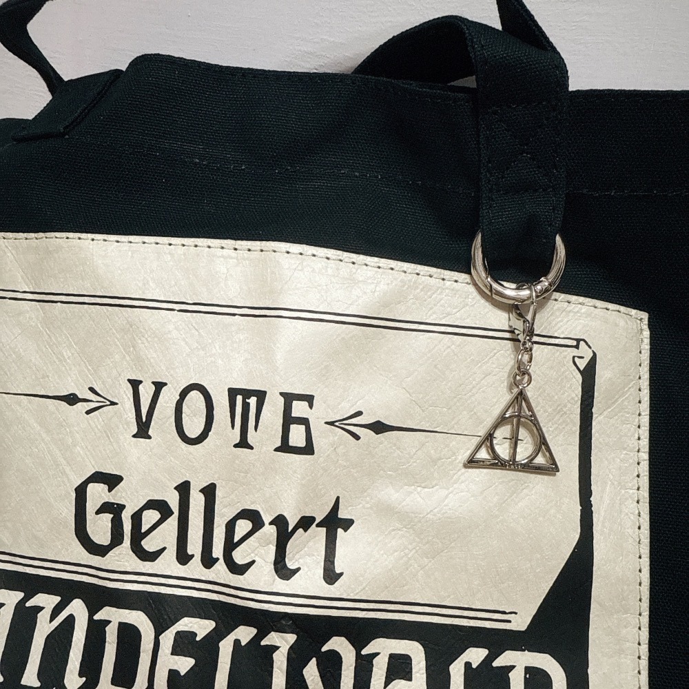 Fantastic Beasts × Flapper 葛林戴華德競選海報棉布托特包｜手提/單肩包 怪獸與牠們的產地聯名-細節圖5