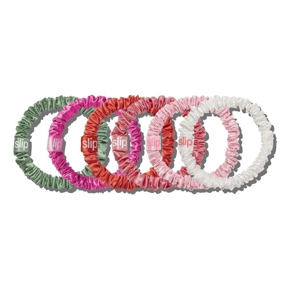 🔥現貨+預購 🇦🇺澳洲 slip 真絲髮圈【盒裝】細/迷你 款式齊全✨不傷髮 大腸髮圈 絲綢貴婦髮圈-規格圖6