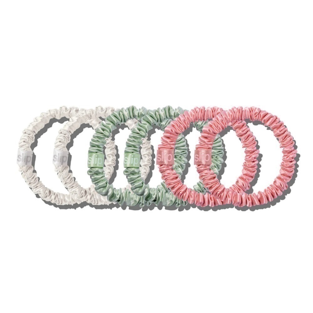 🔥現貨+預購 🇦🇺澳洲 slip 真絲髮圈【盒裝】細/迷你 款式齊全✨不傷髮 大腸髮圈 絲綢貴婦髮圈-規格圖6