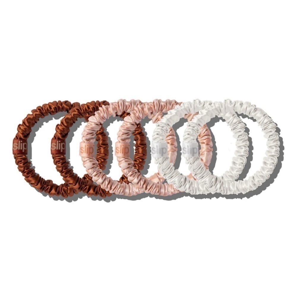 🔥現貨+預購 🇦🇺澳洲 slip 真絲髮圈【盒裝】細/迷你 款式齊全✨不傷髮 大腸髮圈 絲綢貴婦髮圈-規格圖6