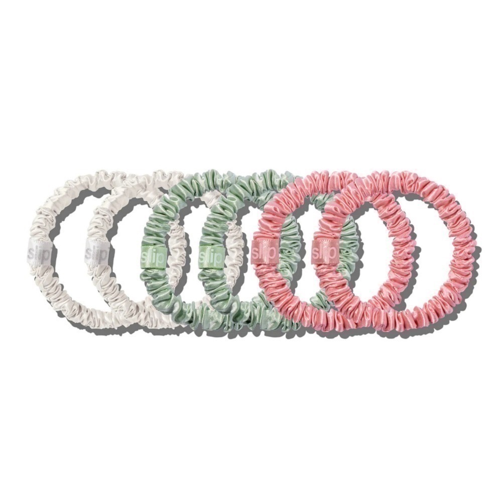 🔥現貨+預購 🇦🇺澳洲 slip 真絲髮圈【盒裝】細/迷你 款式齊全✨不傷髮 大腸髮圈 絲綢貴婦髮圈-規格圖6