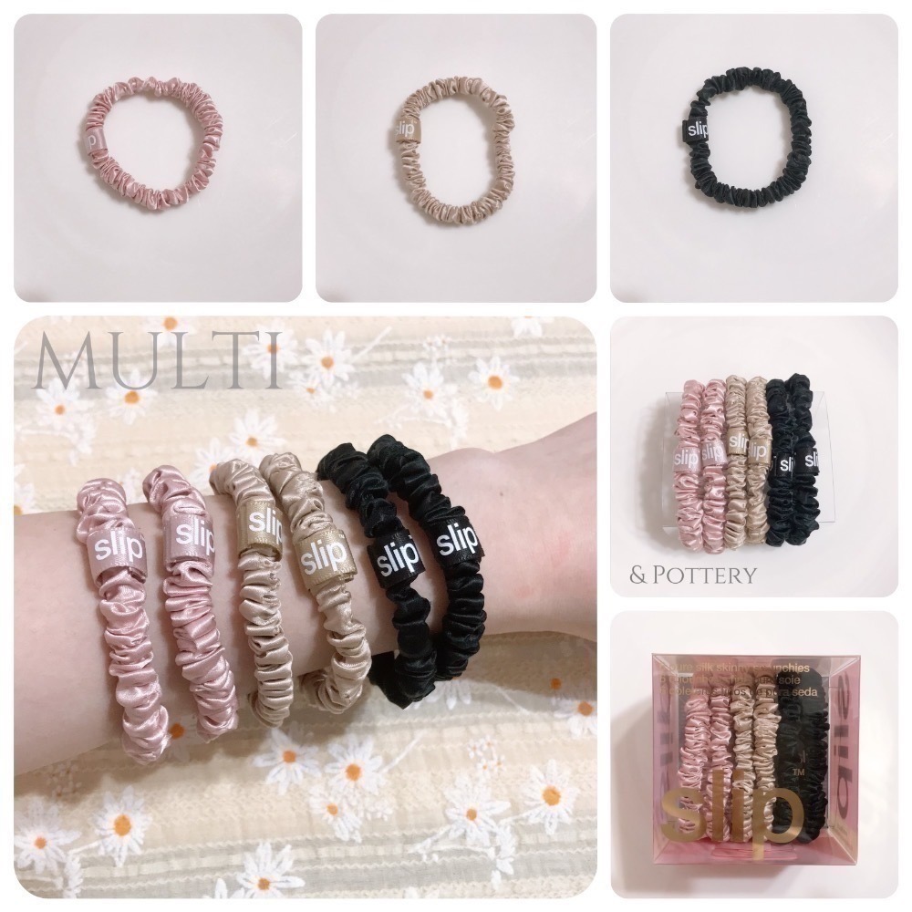 🔥現貨+預購 🇦🇺澳洲 slip 真絲髮圈【盒裝】細/迷你 款式齊全✨不傷髮 大腸髮圈 絲綢貴婦髮圈-規格圖6