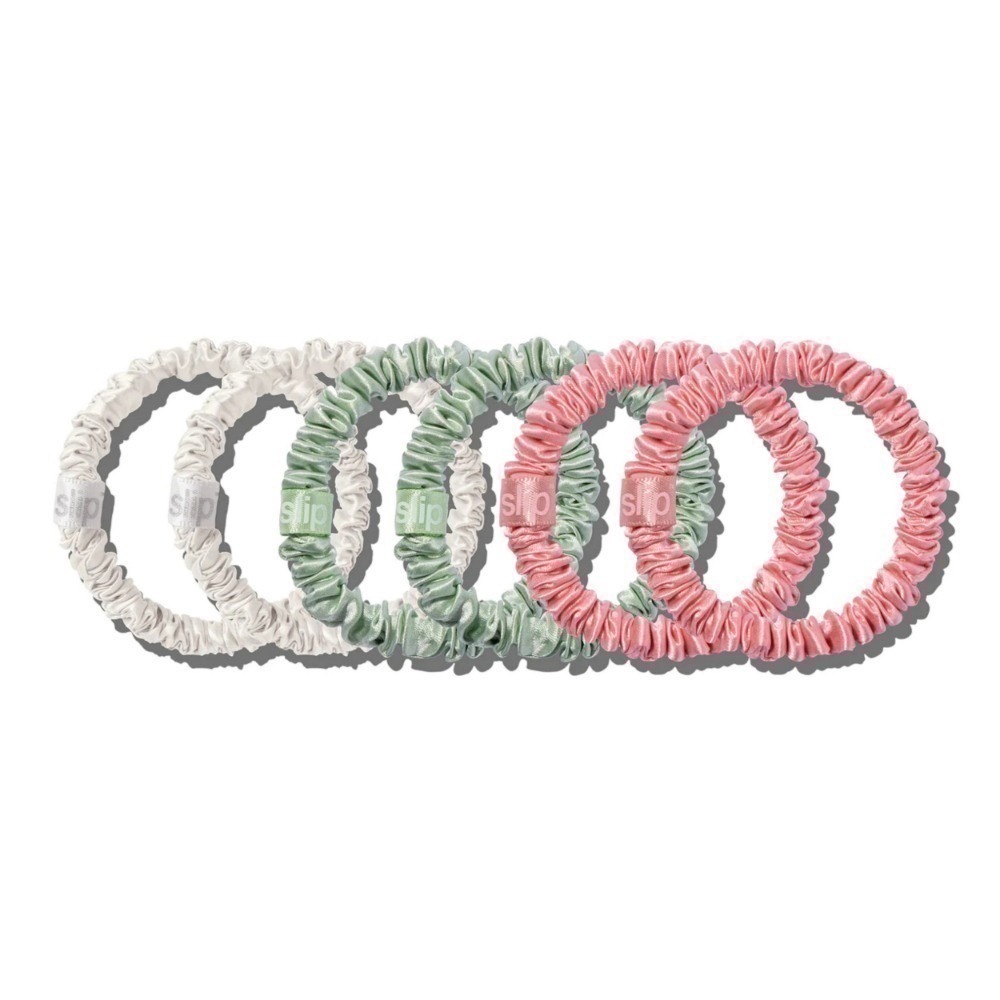 🔥現貨+預購 🇦🇺澳洲 slip 真絲髮圈【盒裝】細/迷你 款式齊全✨不傷髮 大腸髮圈 絲綢貴婦髮圈-規格圖6