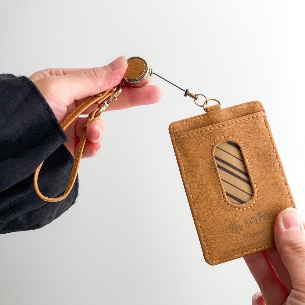 Harry Potter × Flapper 學院徽章伸縮通勤票卡夾/證件夾 哈利波特聯名周邊 霍格華茲-細節圖3
