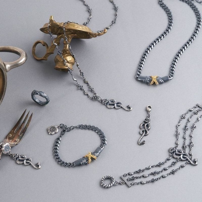 Harry Potter × Q-pot. 黑魔標記系列項鍊 哈利波特聯名-細節圖3