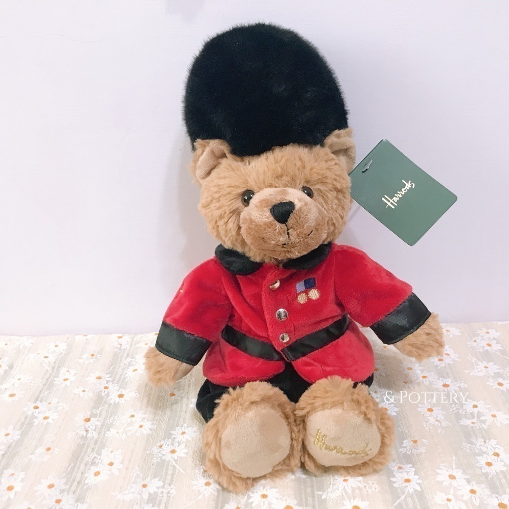 🇬🇧英國 Harrods 哈洛德英倫經典泰迪熊玩偶 衛兵熊、衛士熊、警察熊、吹笛熊、英國國旗熊 絨毛娃娃-細節圖7