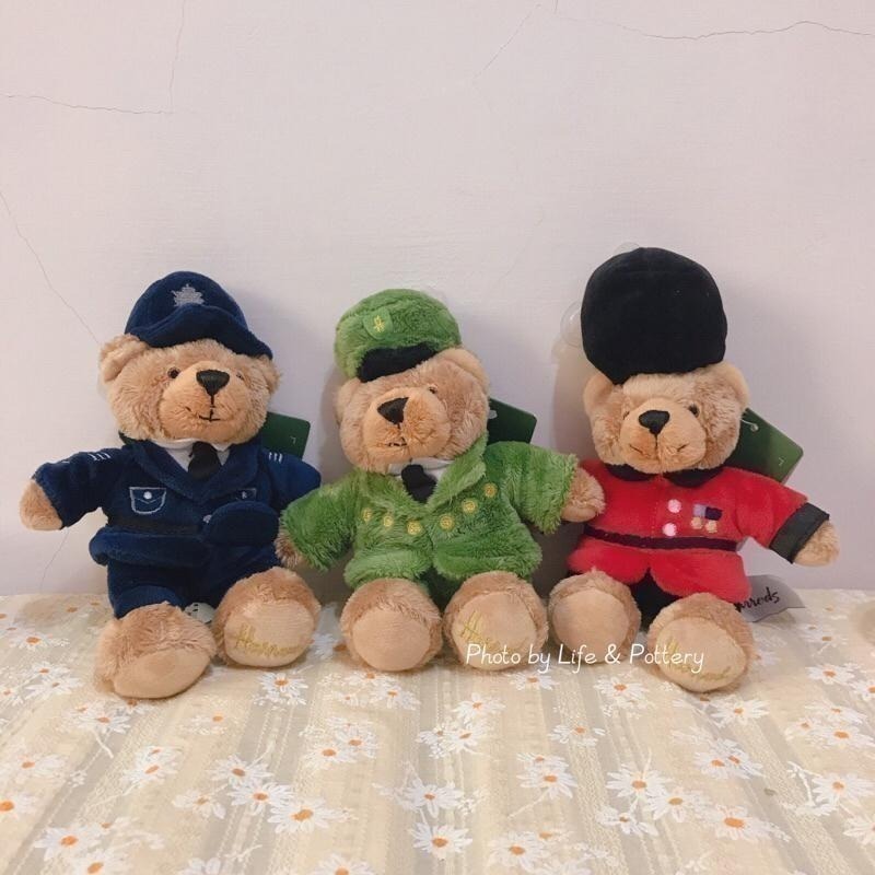 🔥現+預 🇬🇧英國 Harrods 哈洛德英倫經典泰迪熊玩偶 衛兵熊、衛士熊、警察熊、吹笛熊、英國國旗熊 絨毛娃娃-細節圖8