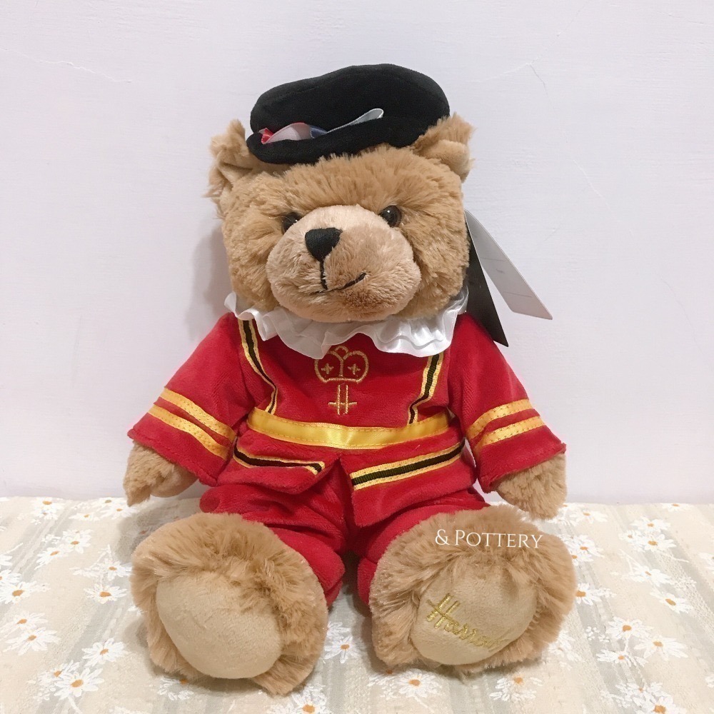 🔥現+預 🇬🇧英國 Harrods 哈洛德英倫經典泰迪熊玩偶 衛兵熊、衛士熊、警察熊、吹笛熊、英國國旗熊 絨毛娃娃-細節圖5