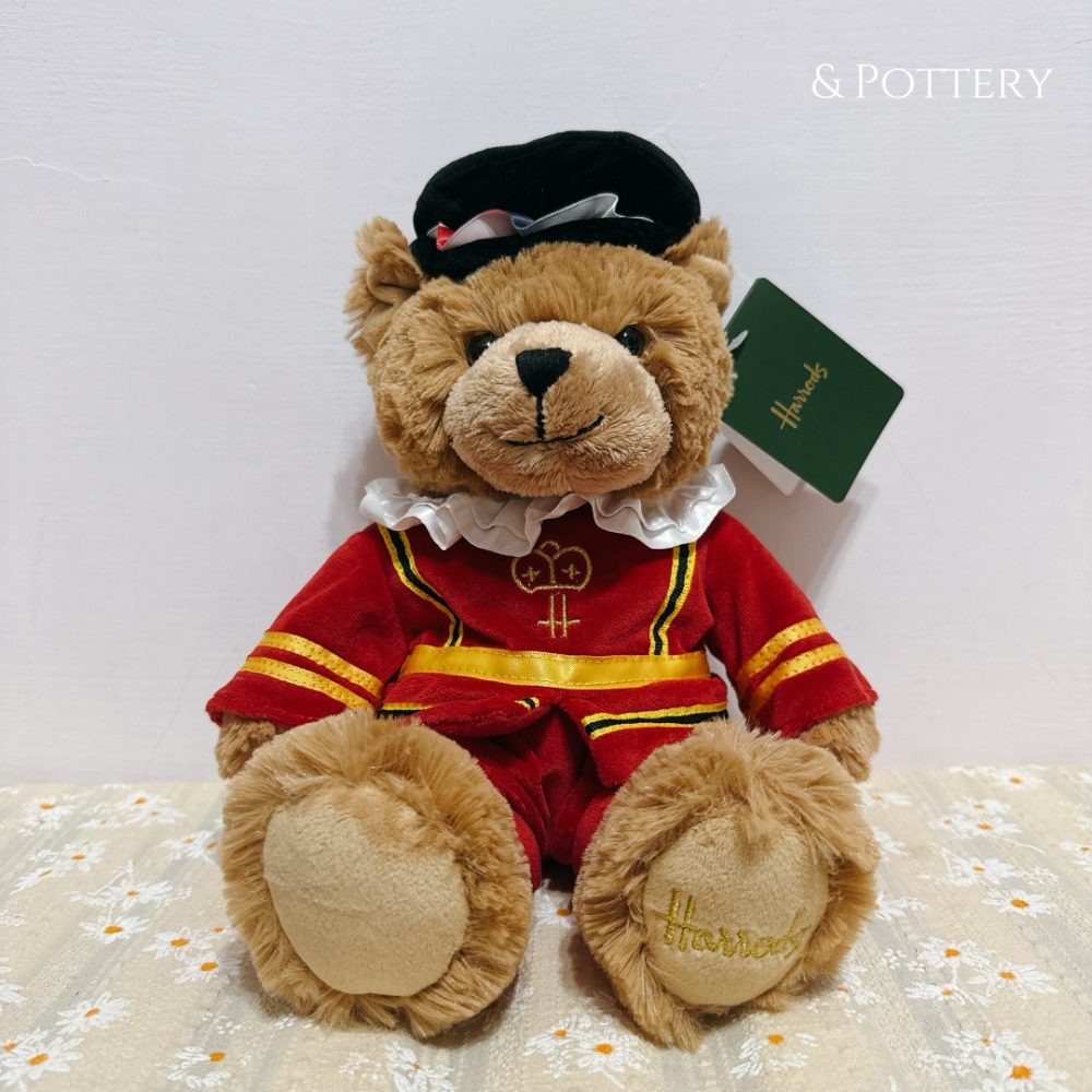 🇬🇧英國 Harrods 哈洛德英倫經典泰迪熊玩偶 衛兵熊、衛士熊、警察熊、吹笛熊、英國國旗熊 絨毛娃娃-規格圖11