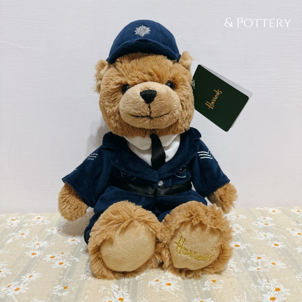 🇬🇧英國 Harrods 哈洛德英倫經典泰迪熊玩偶 衛兵熊、衛士熊、警察熊、吹笛熊、英國國旗熊 絨毛娃娃-規格圖11