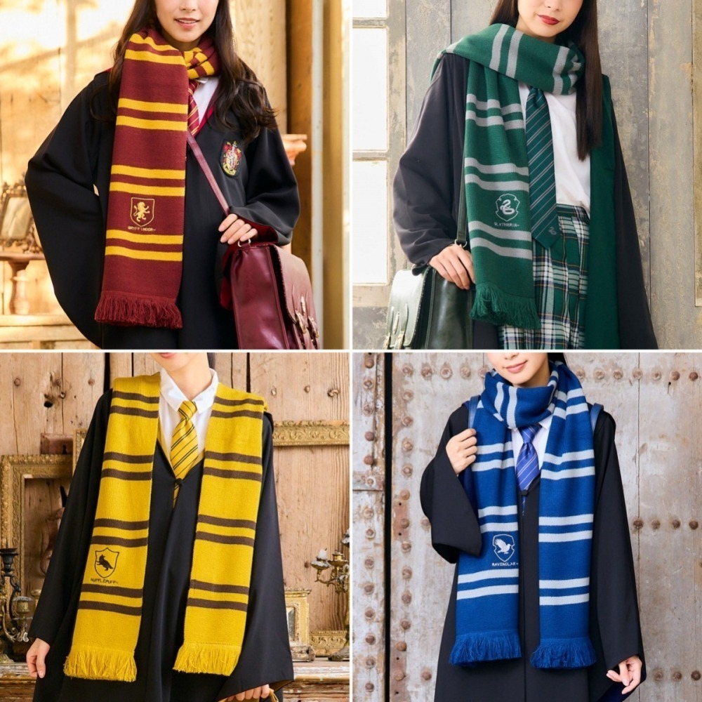 🇯🇵日本 Mahou Dokoro 學院象徵流蘇圍巾 Harry Potter 哈利波特周邊 霍格華茲-細節圖2