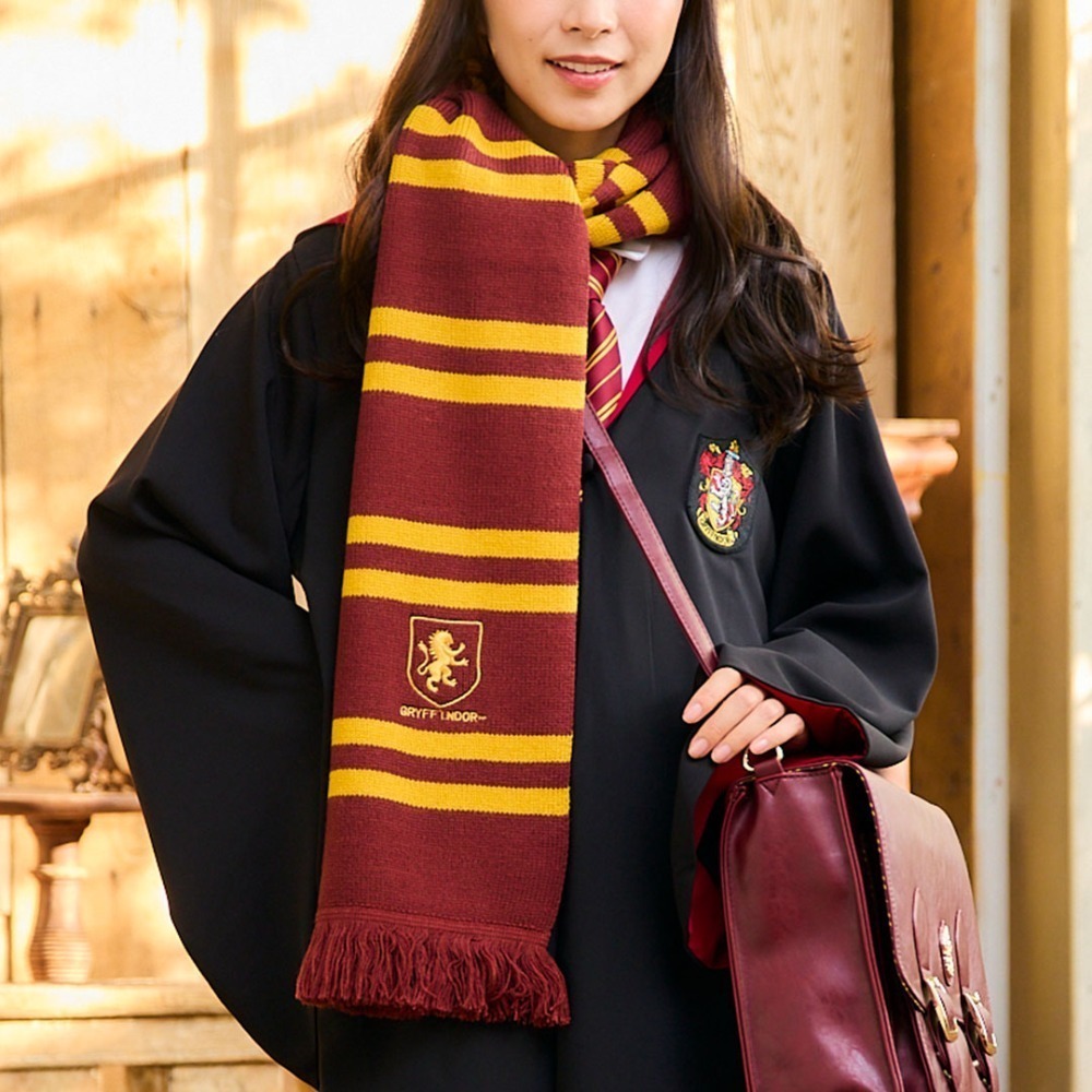 🇯🇵日本 Mahou Dokoro 學院象徵流蘇圍巾 Harry Potter 哈利波特周邊 霍格華茲-規格圖1
