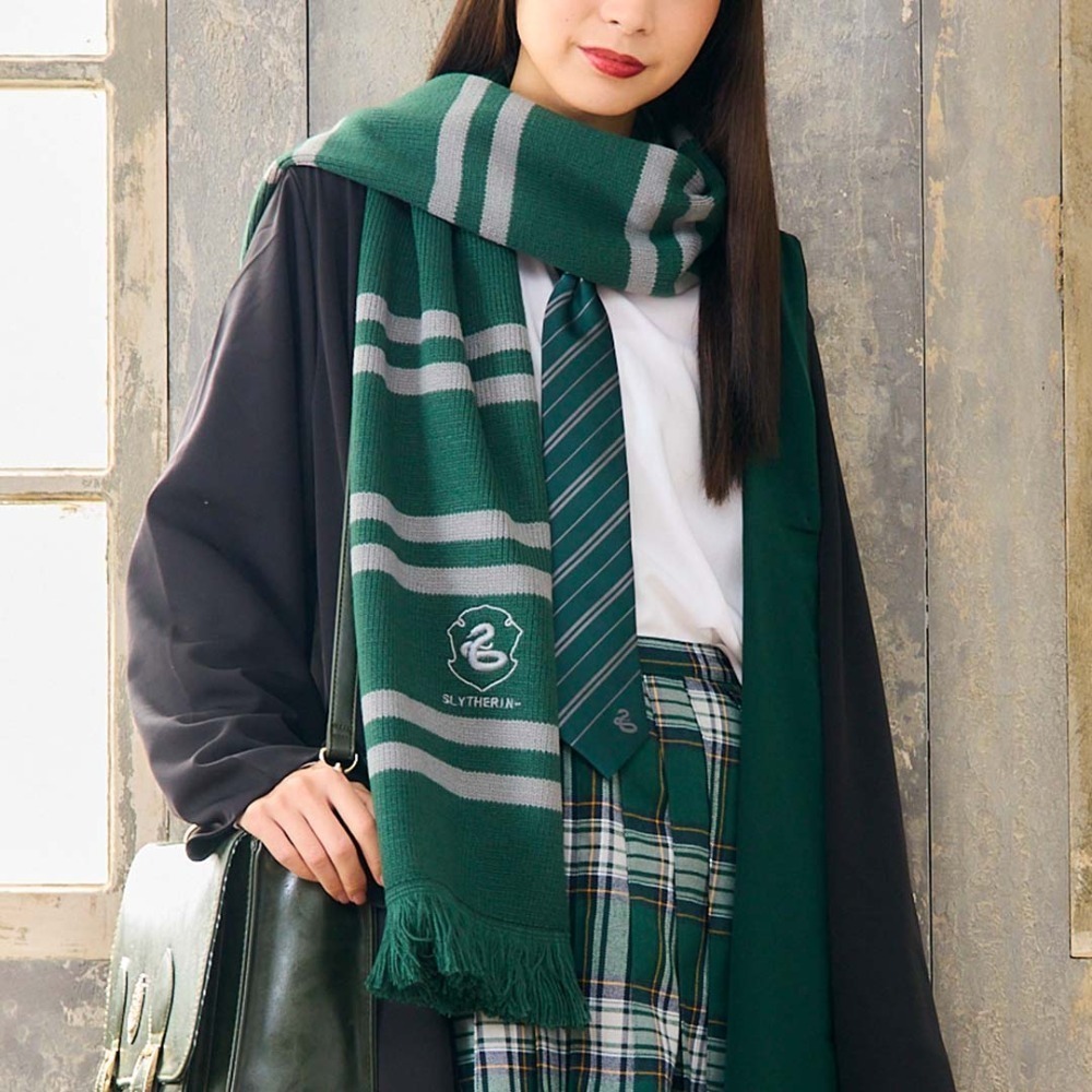🇯🇵日本 Mahou Dokoro 學院象徵流蘇圍巾 Harry Potter 哈利波特周邊 霍格華茲-規格圖1