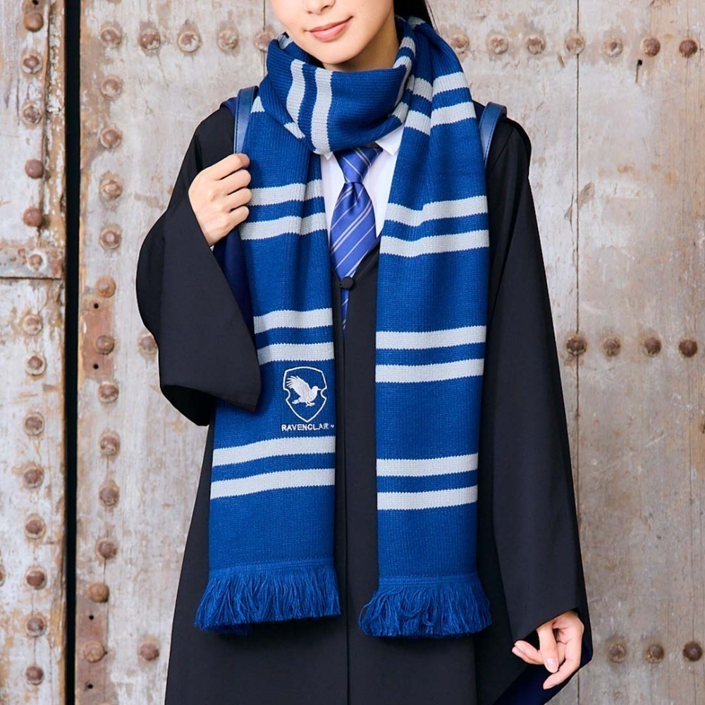 🇯🇵日本 Mahou Dokoro 學院象徵流蘇圍巾 Harry Potter 哈利波特周邊 霍格華茲-規格圖1