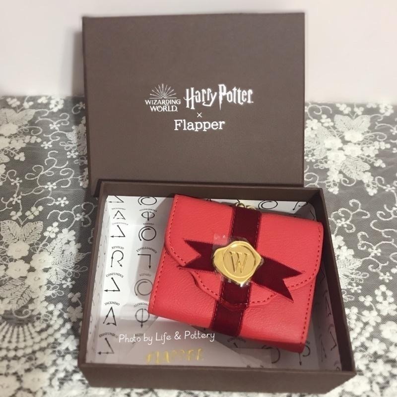 Harry Potter × Flapper 咆哮信三折皮革短夾 哈利波特聯名官方周邊-細節圖6