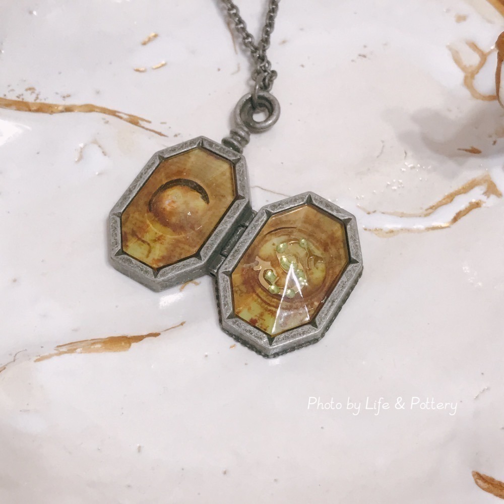 🇯🇵日本 Mahou Dokoro 史萊哲林的小金匣 項鍊 掛墜盒 墜飾盒 哈利波特 Harry Potter-細節圖4