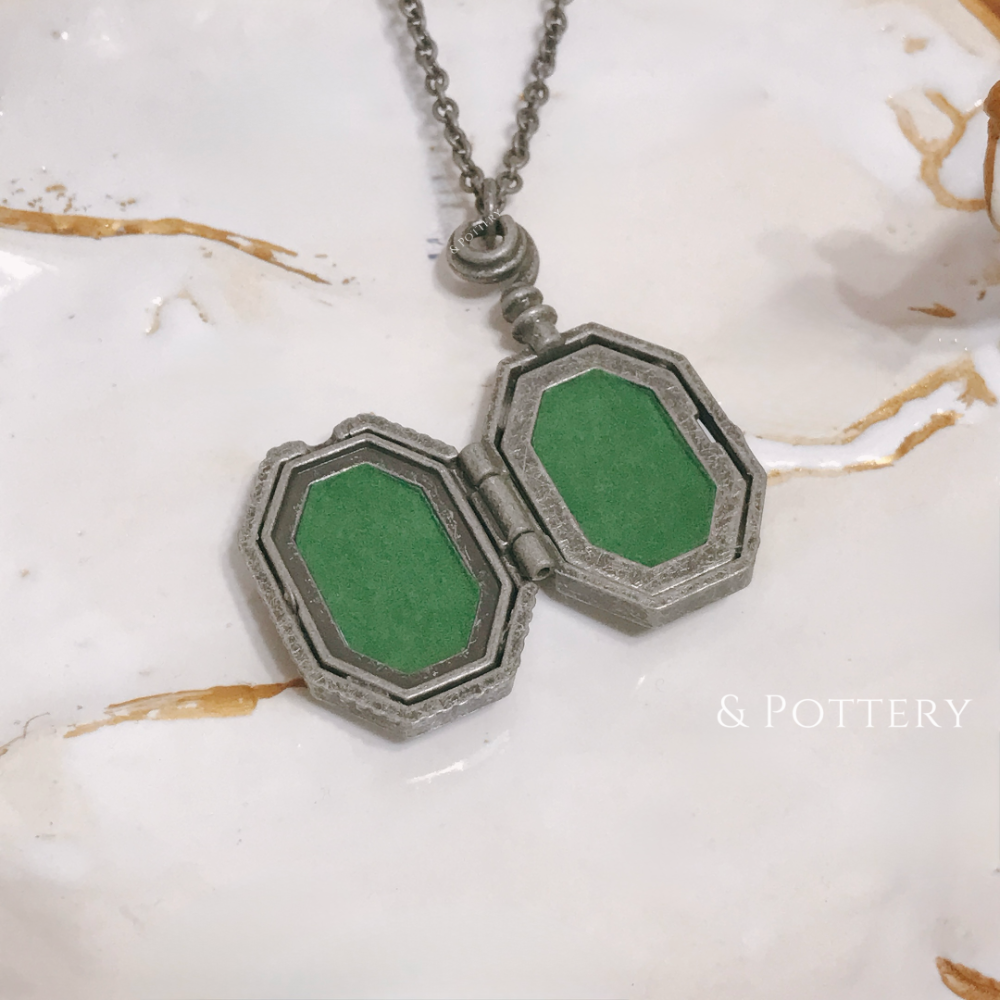 🇯🇵日本 Mahou Dokoro 史萊哲林的小金匣 項鍊 掛墜盒 墜飾盒 哈利波特 Harry Potter-細節圖3