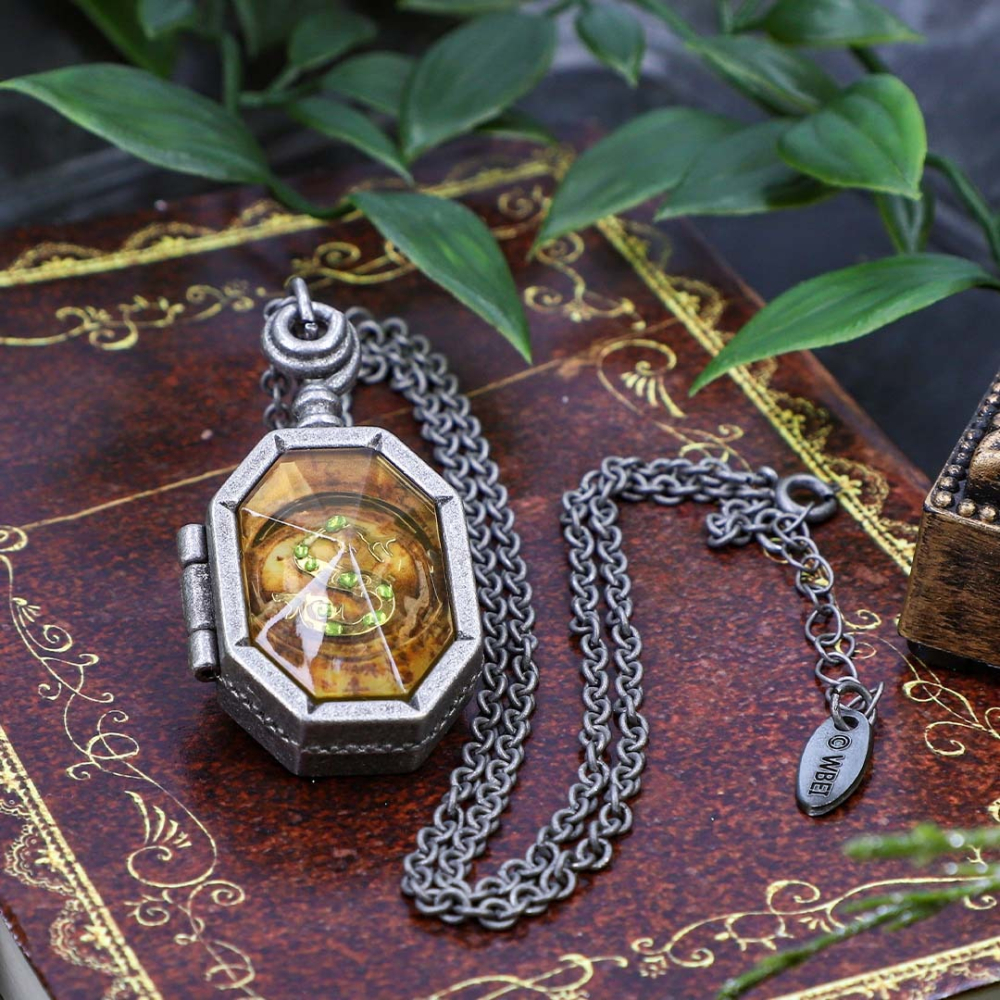 🇯🇵日本 Mahou Dokoro 史萊哲林的小金匣 項鍊 掛墜盒 墜飾盒 哈利波特 Harry Potter-細節圖7