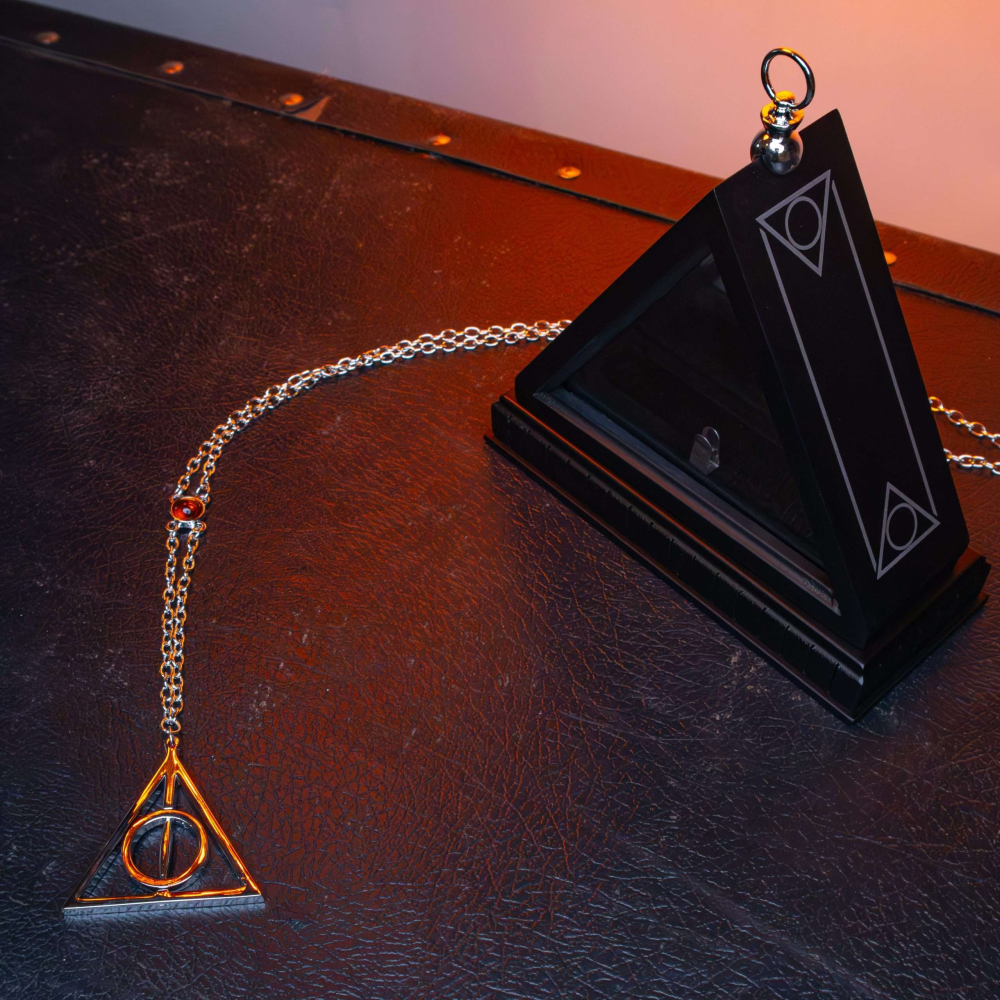 Harry Potter × Noble Collection 死神的聖物標誌項鍊 哈利波特周邊-細節圖9