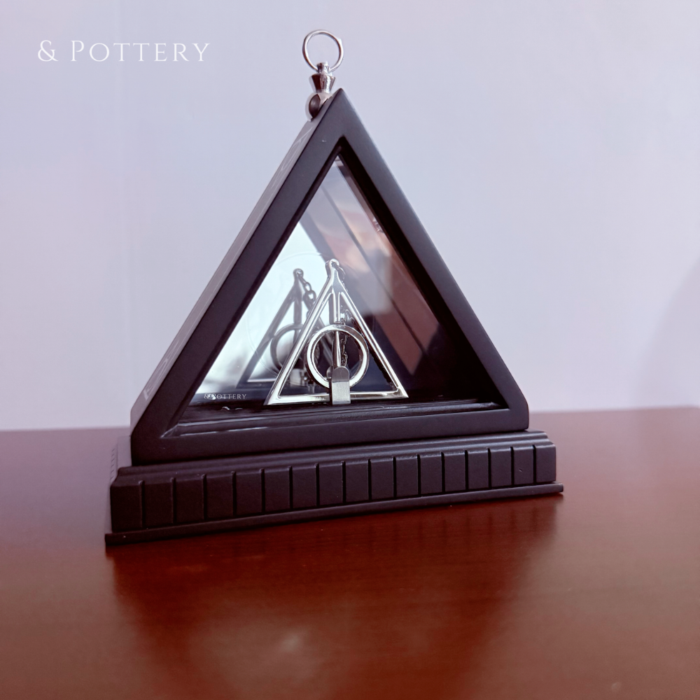 Harry Potter × Noble Collection 死神的聖物標誌項鍊 哈利波特周邊-細節圖6