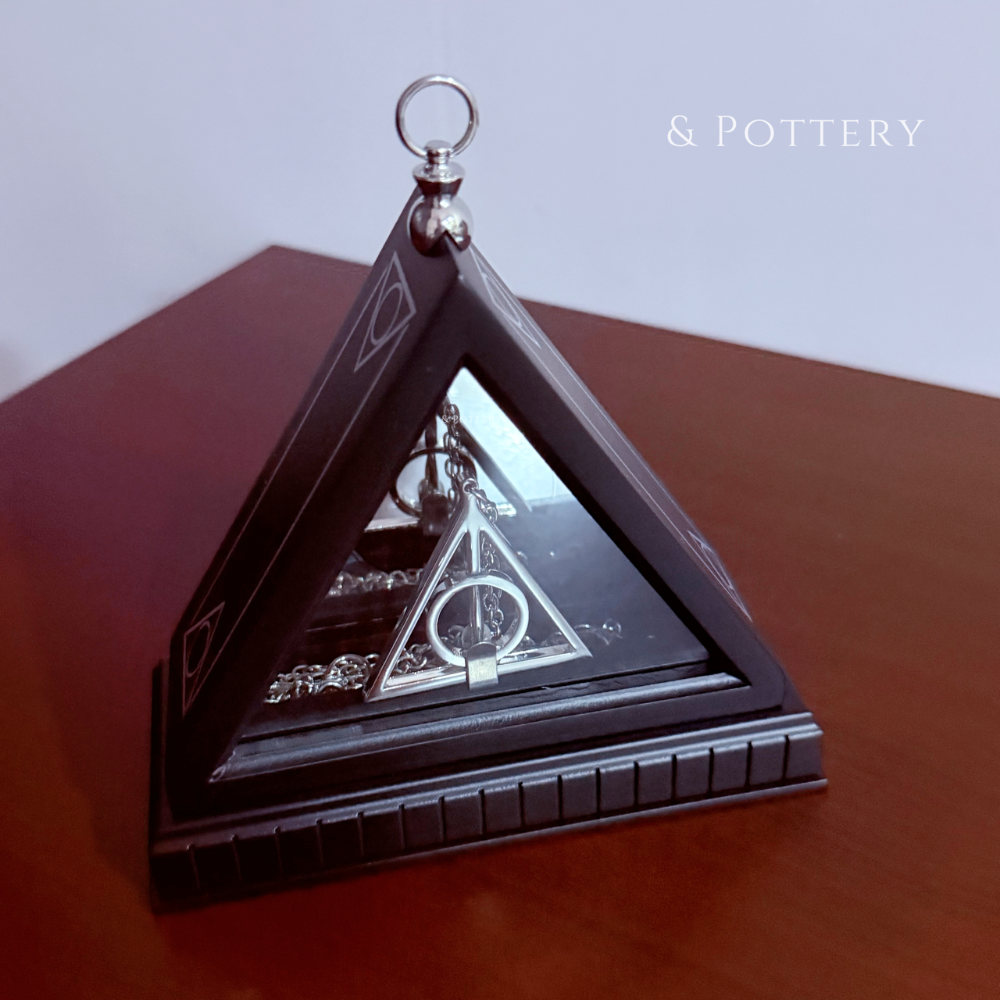 Harry Potter × Noble Collection 死神的聖物標誌項鍊 哈利波特周邊-細節圖7