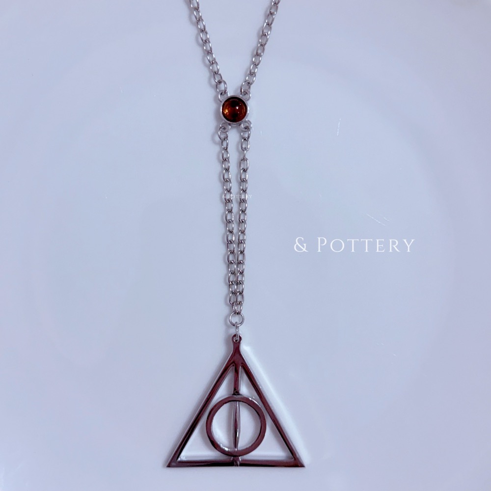 🔥現貨 Harry Potter × Noble Collection 死神聖物標誌項鍊 哈利波特周邊 贊諾·羅古德-細節圖7