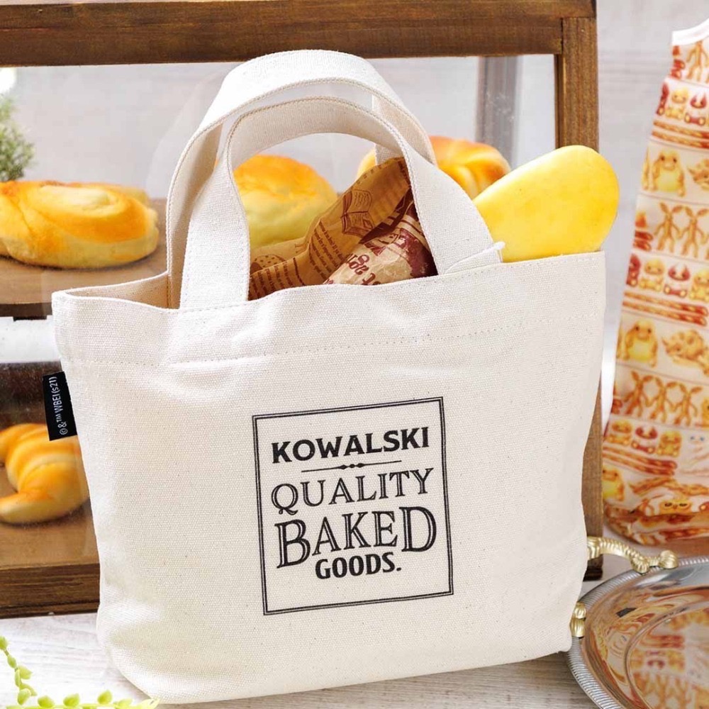 🇯🇵日本 Mahou Dokoro 怪獸與牠們的產地 科沃斯基烘培坊棉質手提袋 束口袋 收納包 玻璃獸 麵包坊-細節圖4