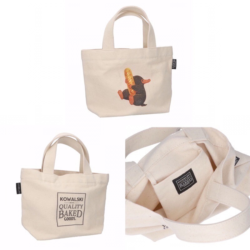 🇯🇵日本 Mahou Dokoro 怪獸與牠們的產地 科沃斯基烘培坊棉質手提袋 束口袋 收納包 玻璃獸 麵包坊-規格圖9