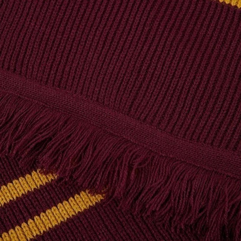 🇬🇧倫敦影城 學院條紋流蘇圍巾 Harry Potter 哈利波特周邊 霍格華茲-細節圖2