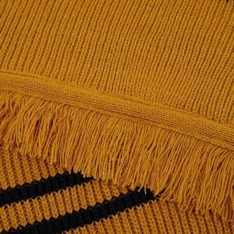 🇬🇧倫敦影城 學院條紋流蘇圍巾 Harry Potter 哈利波特周邊 霍格華茲-細節圖5