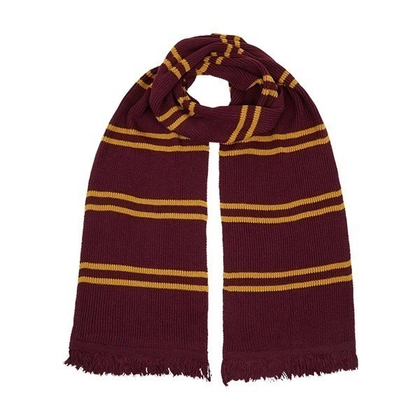 🇬🇧倫敦影城 學院條紋流蘇圍巾 Harry Potter 哈利波特周邊 霍格華茲-規格圖5
