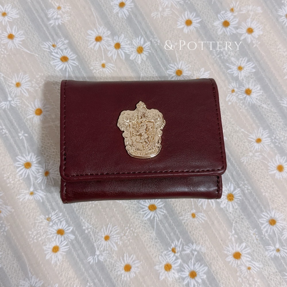 Harry Potter × Flapper 學院徽章三折皮革短夾 皮夾/錢包 哈利波特聯名周邊 霍格華茲-細節圖2