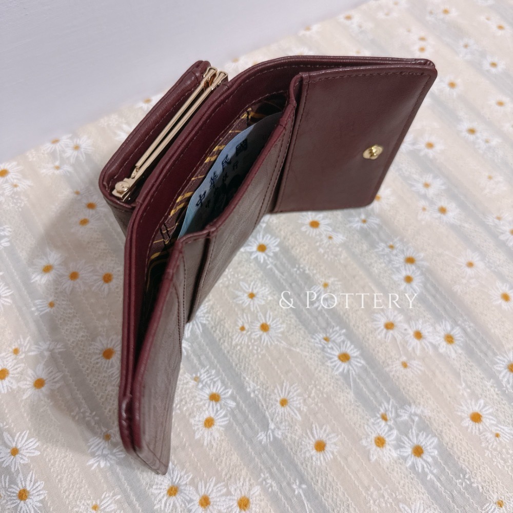 Harry Potter × Flapper 學院徽章三折皮革短夾 皮夾/錢包 哈利波特聯名周邊 霍格華茲-細節圖5