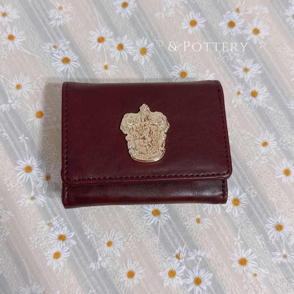 Harry Potter × Flapper 學院徽章三折皮革短夾 皮夾/錢包 哈利波特聯名周邊 霍格華茲-細節圖2
