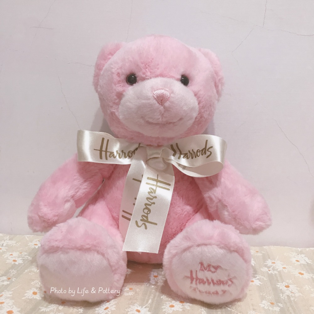 🇬🇧英國 Harrods 哈洛德我的泰迪熊玩偶 My Harrods Teddy 28cm 填充娃娃-規格圖5